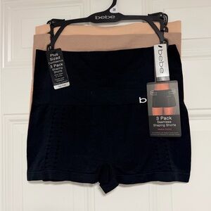 Bebe 3-Pack Seamless Shaping Shorts - Black & Nude